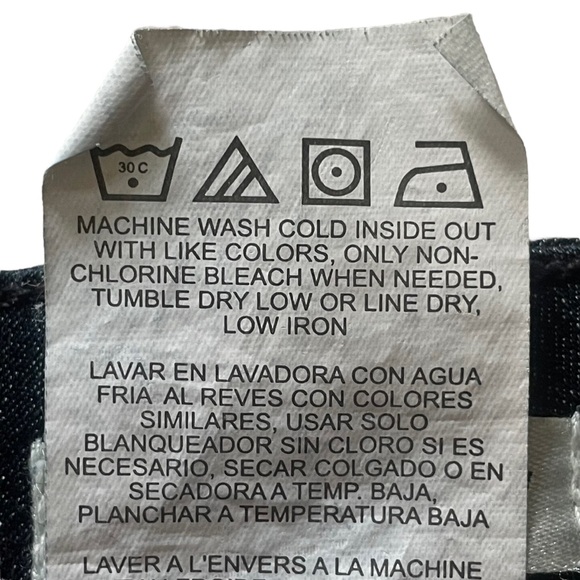 Lee Dark Wash Lightweight Denim Capri Crop Pants, size 12P - Picture 7 of 7